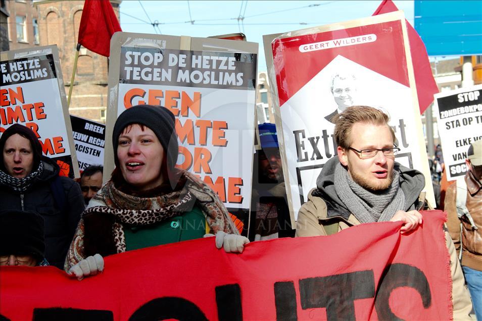 تظاهرات ضد نژادپرستی و تبعیض در آمستردام