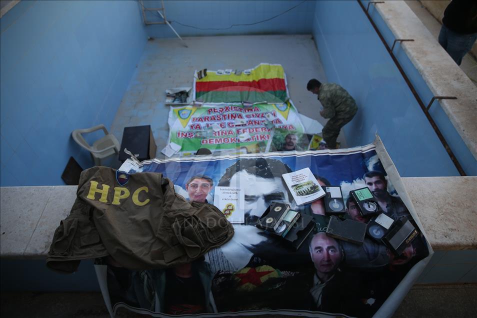 YPG/PKK'nın 12 odalı yer altı mühimmat deposu bulundu