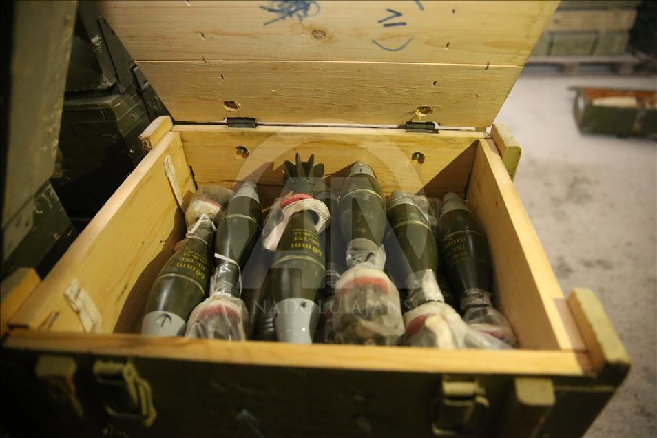 Afrin, zbulohet depo e madhe nëntokësore me municione të YPG/PKK-së