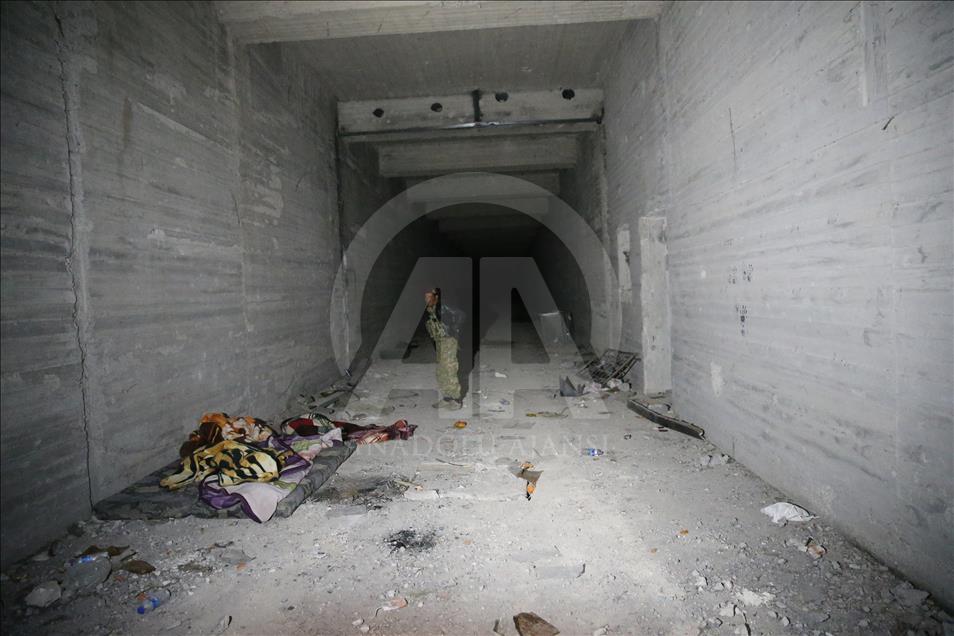 YPG/PKK'nın 12 odalı yer altı mühimmat deposu bulundu