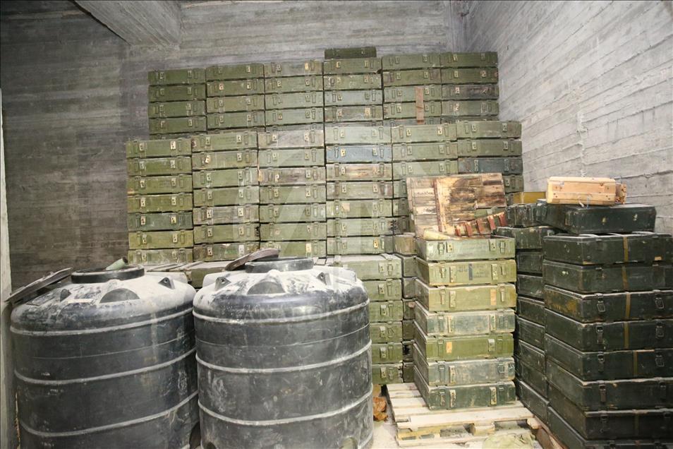 Afrin, zbulohet depo e madhe nëntokësore me municione të YPG/PKK-së