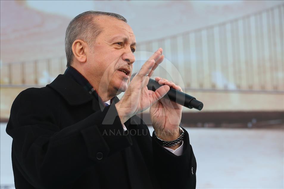 أردوغان: لقنّا درساً للذين يحاولون تأسيس دولة إرهابية على حدودنا