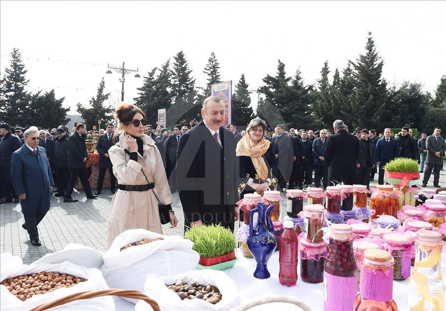 Ильхам Алиев принял участие в торжествах по случаю Новруза
