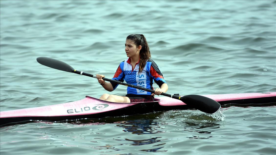 Köyceğiz Gölü su sporlarının merkezi oldu