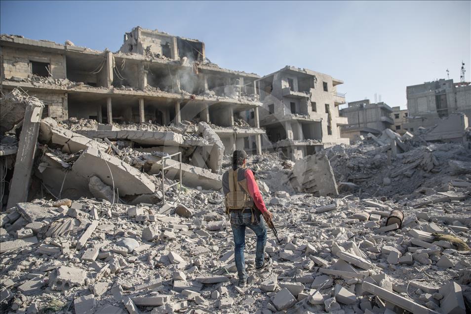Afrin'de terör örgütünün tuzakladığı binada patlama: 11 ölü