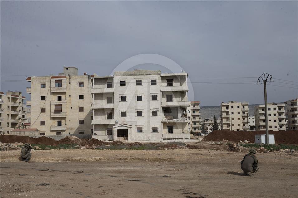 Ndjeshmëria ndaj civilëve u reflektua në ndërtesat në Afrin