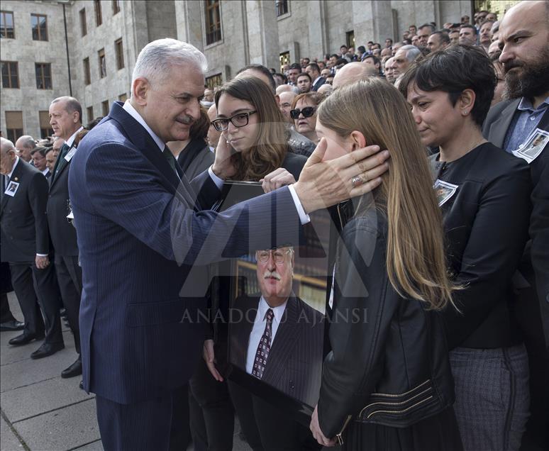 Hasan Celal Güzel için TBMM'de tören düzenlendi