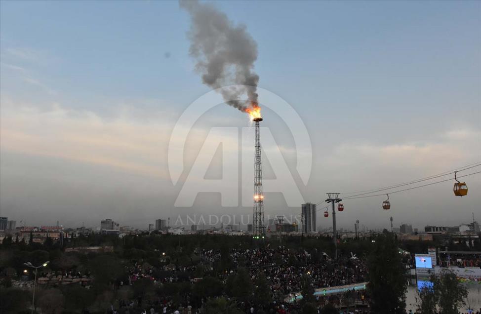 Celebraciones del festival Newroz en Irak