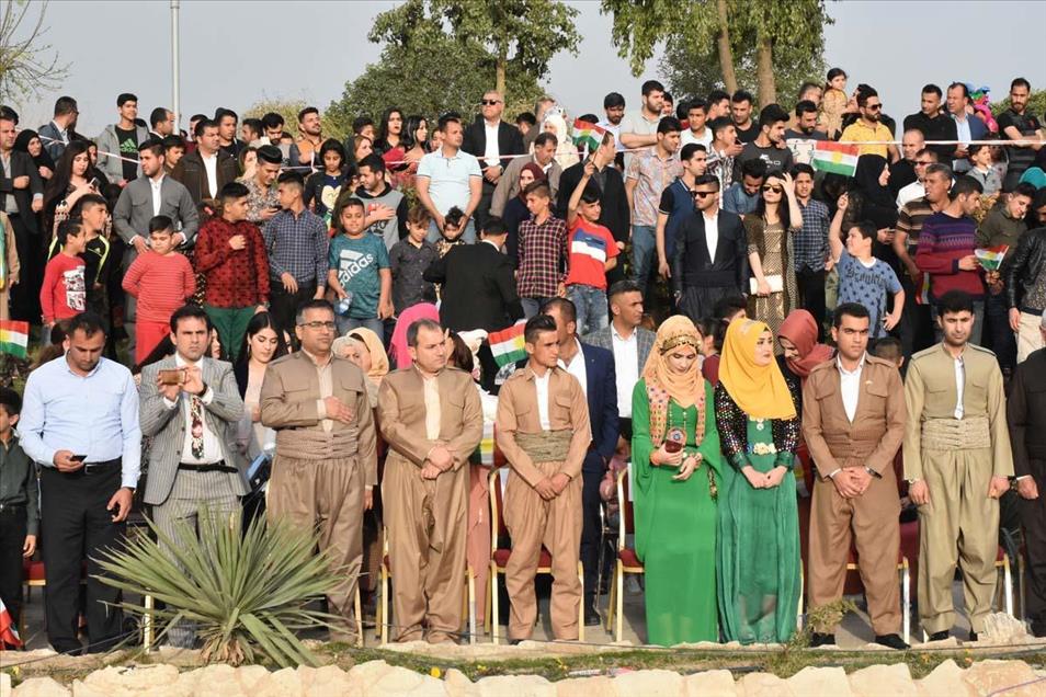 Celebraciones del festival Newroz en Irak