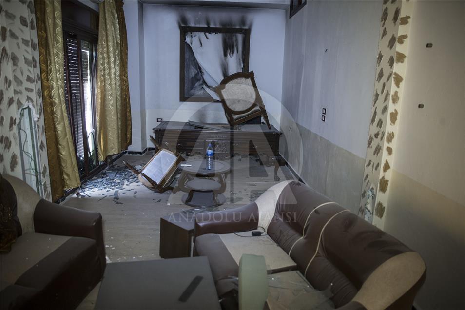 Mehmetçik Afrin'de terör örgütünün karargahını buldu