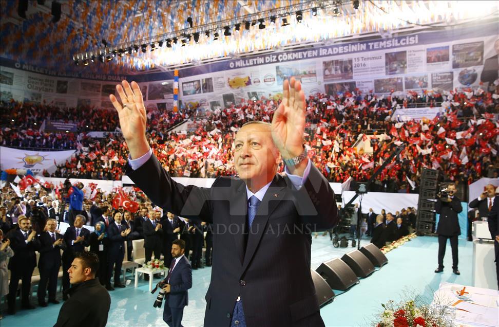 Cumhurbaşkanı ve AK Parti Genel Başkanı Erdoğan, Samsun'da