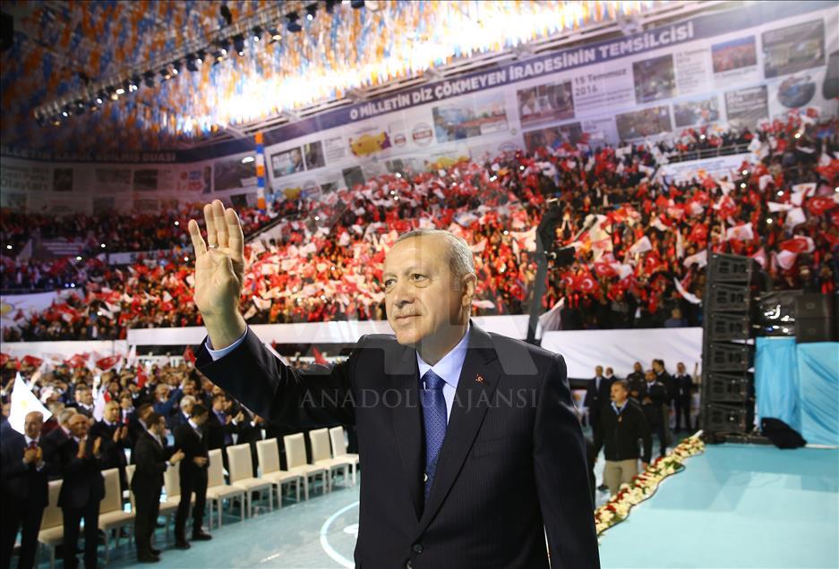 Cumhurbaşkanı ve AK Parti Genel Başkanı Erdoğan, Samsun'da