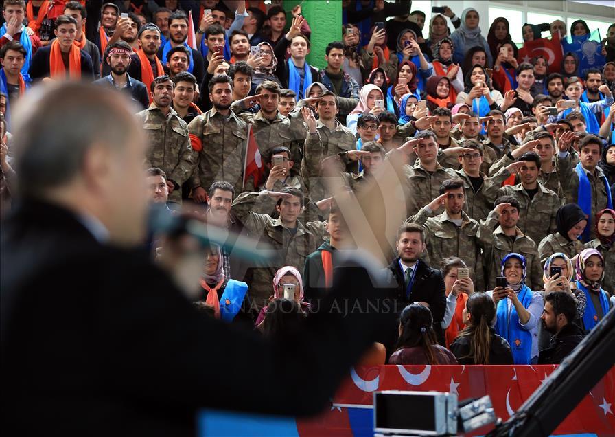 Erdoğan, AK Parti Giresun 6. Olağan İl Kongresi'ne katıldı 
