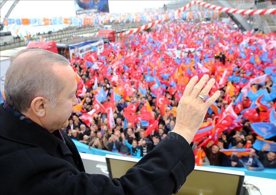 Erdoğan, AK Parti Giresun 6. Olağan İl Kongresi'ne katıldı 