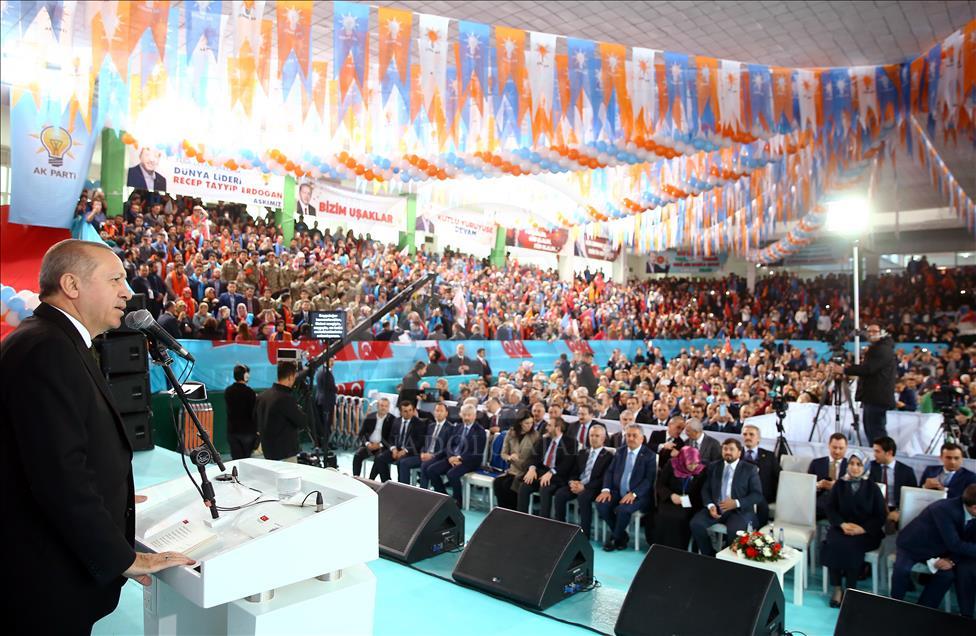 Erdoğan, AK Parti Giresun 6. Olağan İl Kongresi'ne katıldı 