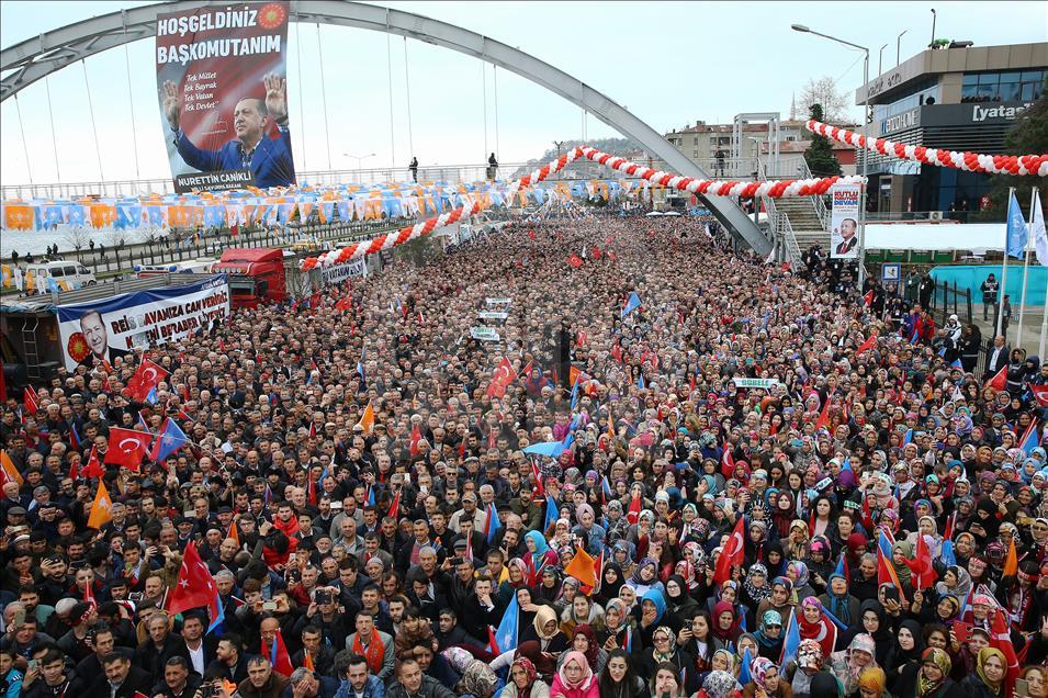 Erdoğan, AK Parti Giresun 6. Olağan İl Kongresi'ne katıldı 