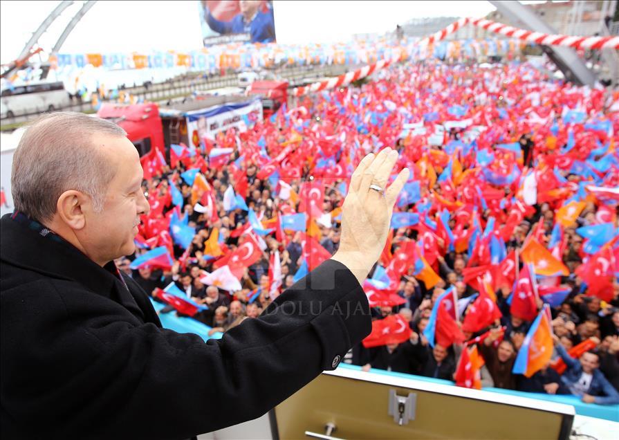 Erdoğan, AK Parti Giresun 6. Olağan İl Kongresi'ne katıldı 