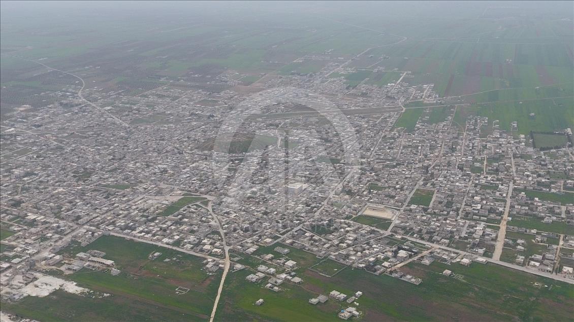 AA, Tel Rıfat'ı havadan görüntüledi