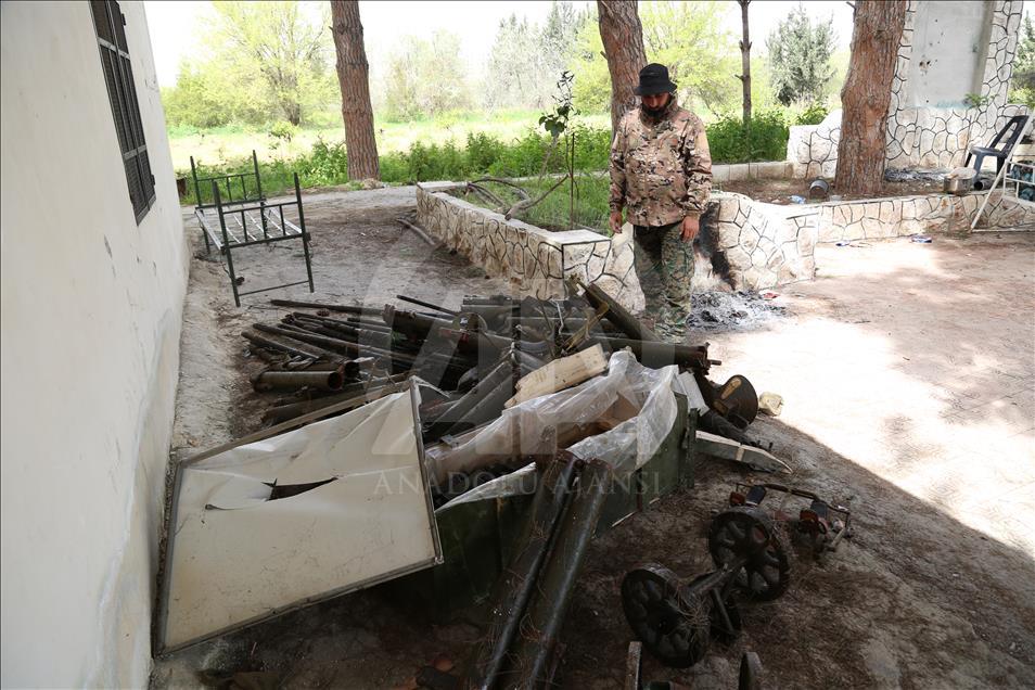Afrin'de YPG/PKK'nın sözde özel kuvvetler üssü bulundu