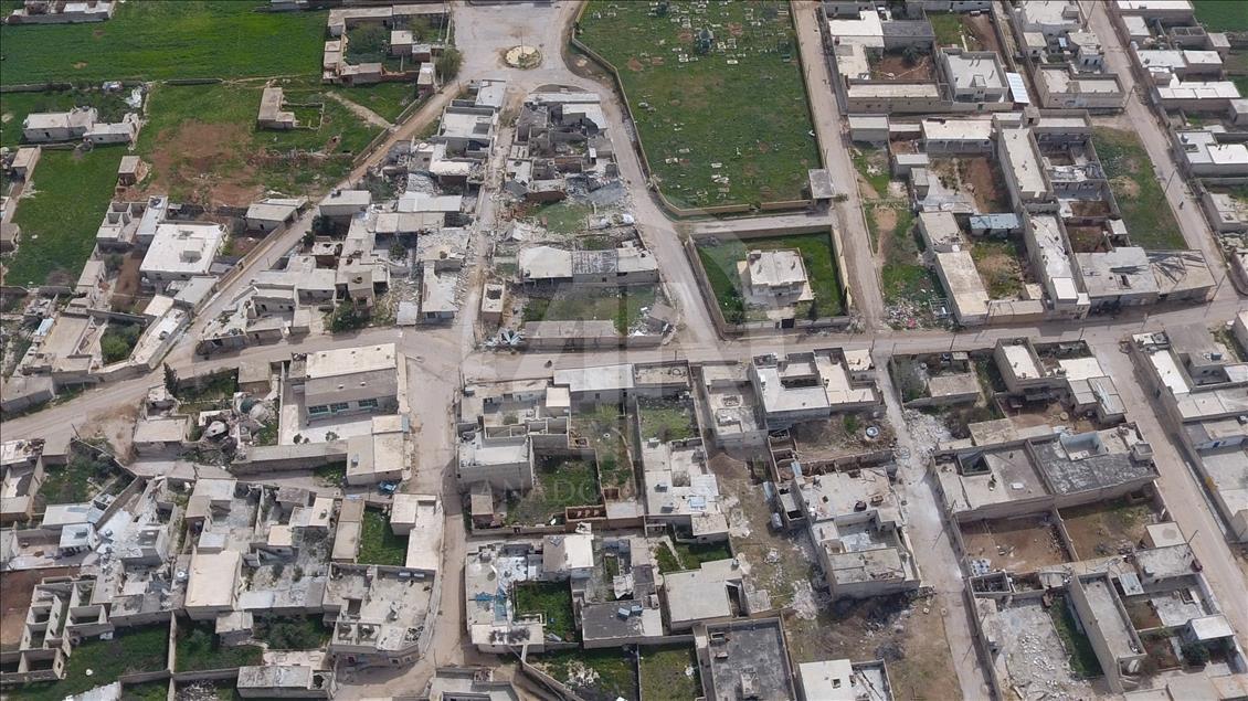 AA, Tel Rıfat'ı havadan görüntüledi