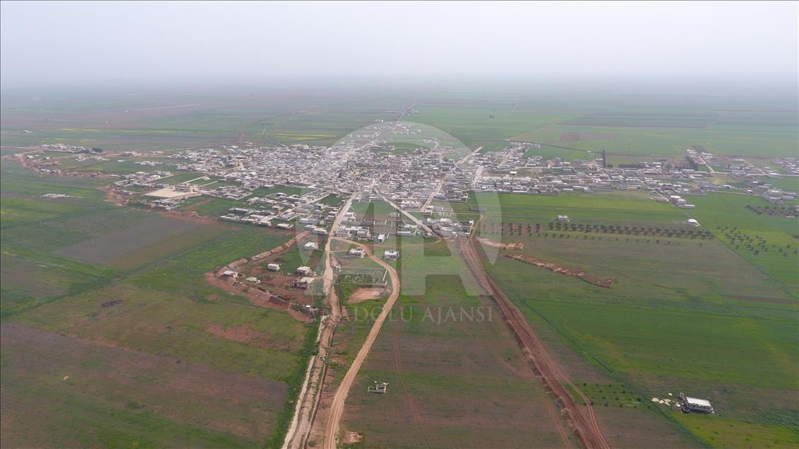 AA, Tel Rıfat'ı havadan görüntüledi