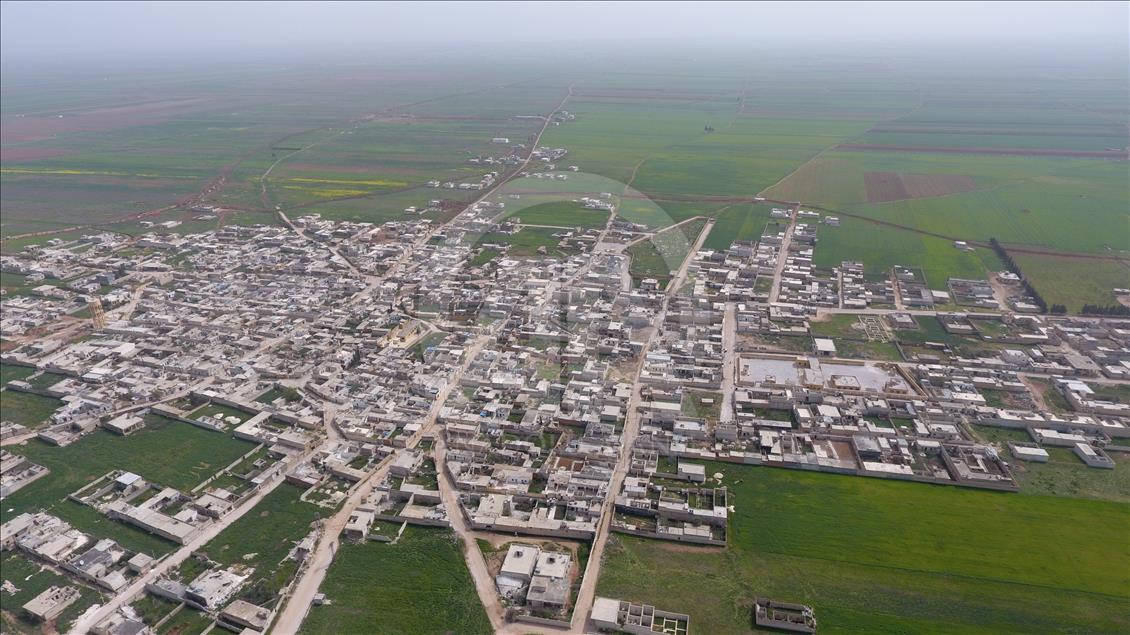AA, Tel Rıfat'ı havadan görüntüledi