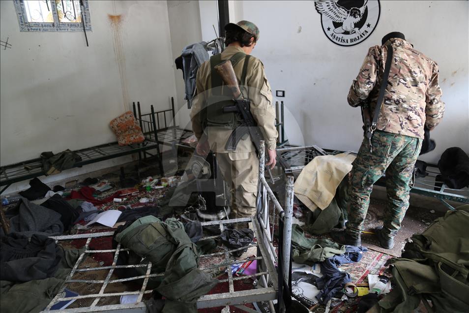 Afrin'de YPG/PKK'nın sözde özel kuvvetler üssü bulundu