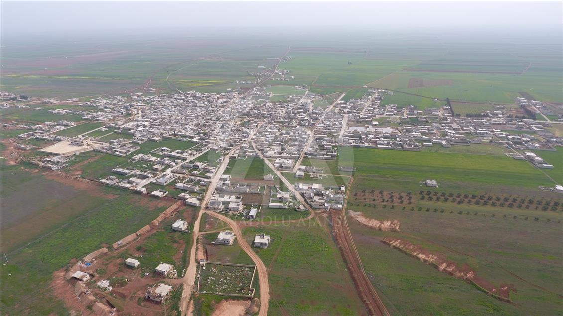 AA, Tel Rıfat'ı havadan görüntüledi