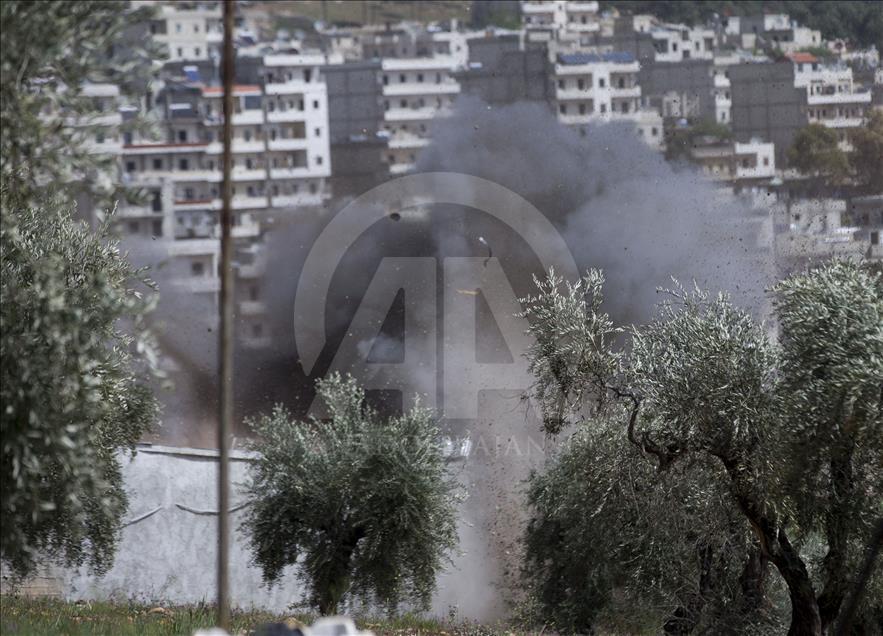 خنثی سازی حدود 730 مین و بمب دست ساز در عفرین توسط ارتش ترکیه 