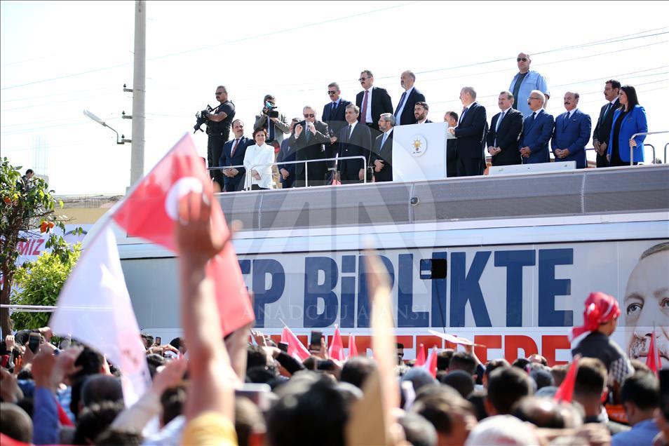 Cumhurbaşkanı Erdoğan Adana’da