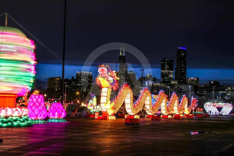 Así se vive el Festival de las Luces del Dragón en Chicago