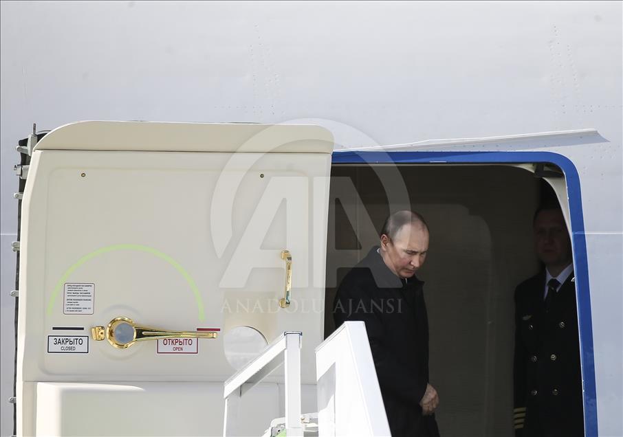 Cumhurbaşkanı Erdoğan, Putin'i resmi törenle karşıladı