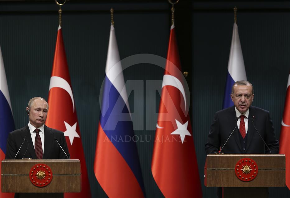 Erdogan - Putin mengadakan konferensi pers di Ankara