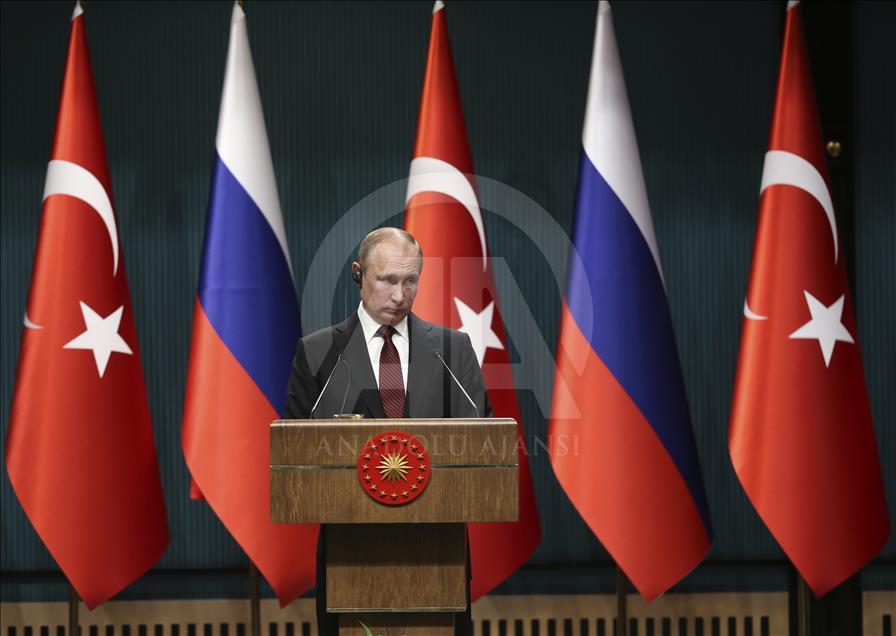 Erdogan - Putin mengadakan konferensi pers di Ankara