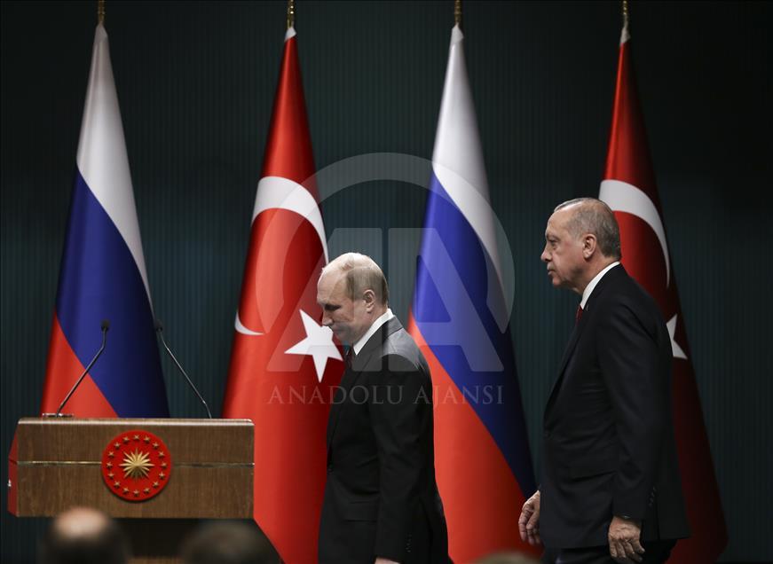 Erdogan - Putin mengadakan konferensi pers di Ankara