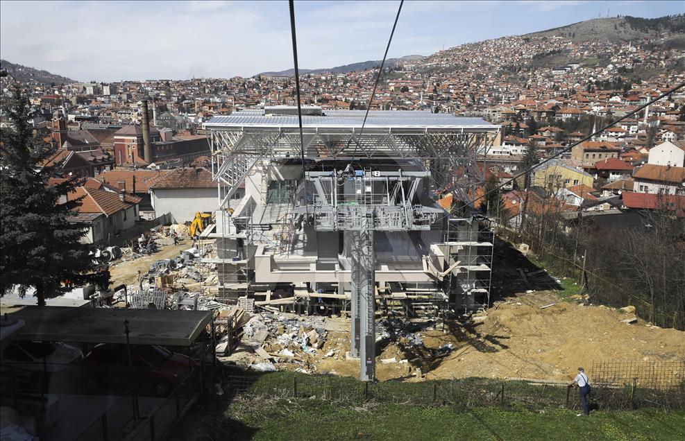 Saraybosna'nın sembollerinden teleferik küllerinden doğdu