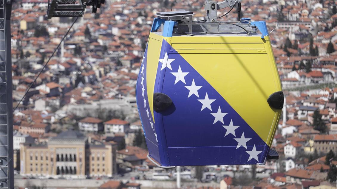 Saraybosna'nın sembollerinden teleferik küllerinden doğdu
