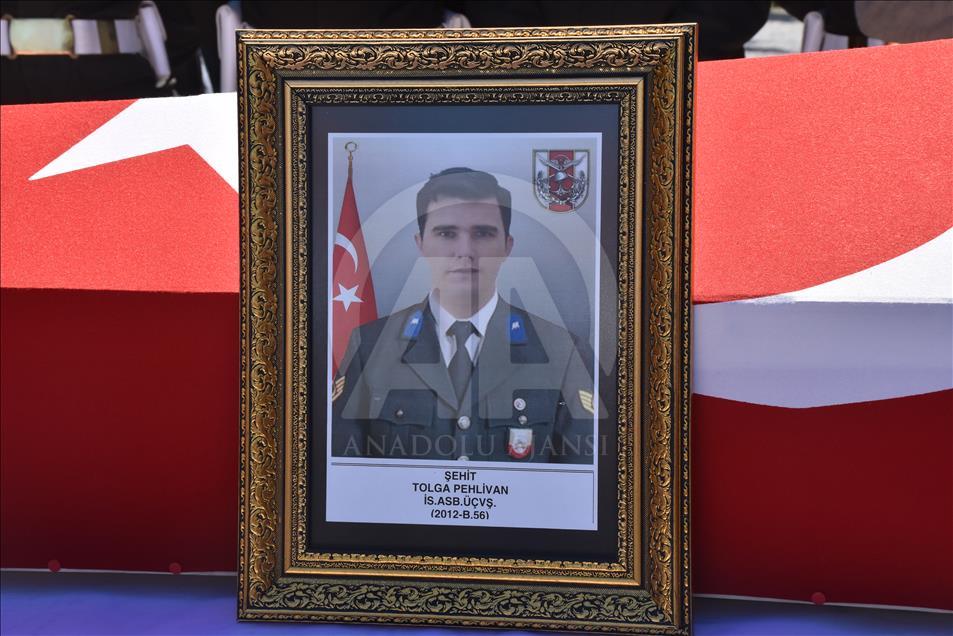 Şehit Pehlivan son yolculuğuna uğurlandı