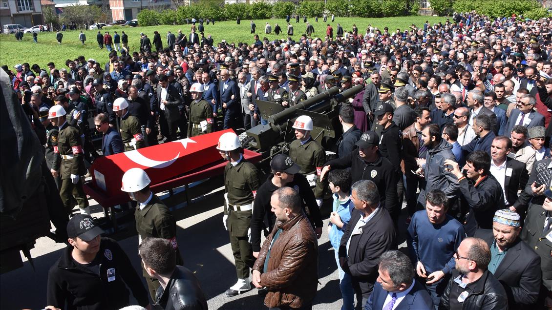Şehit Pehlivan son yolculuğuna uğurlandı