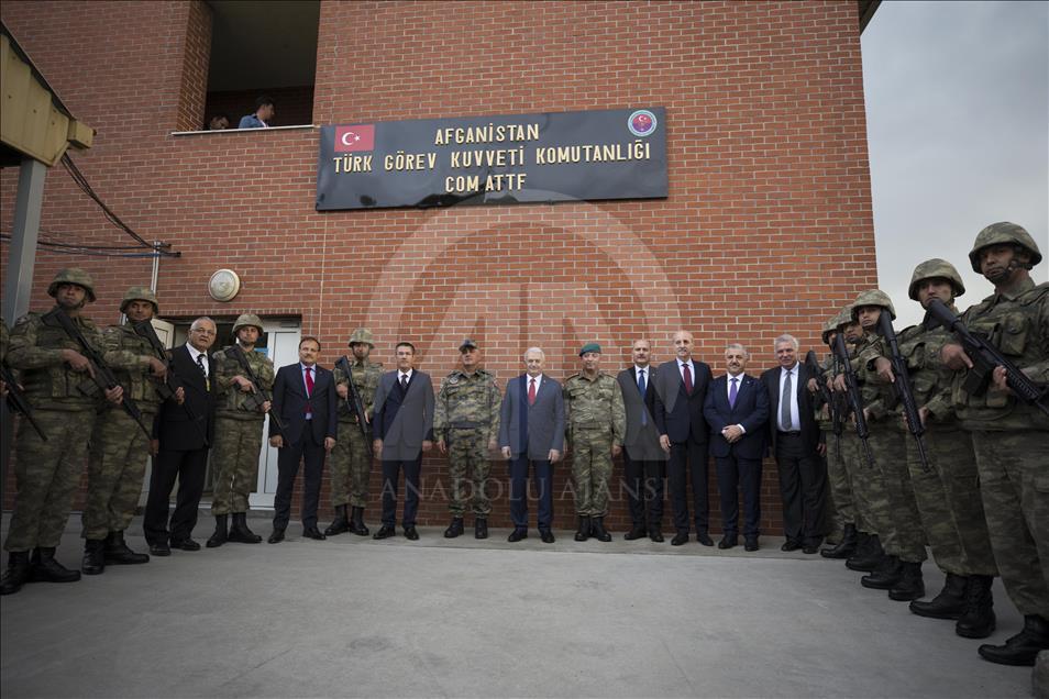 Yıldırım, Afganistan Türk Görev Kuvveti Komutanlığını ziyaret etti