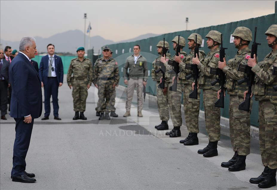 Yıldırım, Afganistan Türk Görev Kuvveti Komutanlığını ziyaret etti