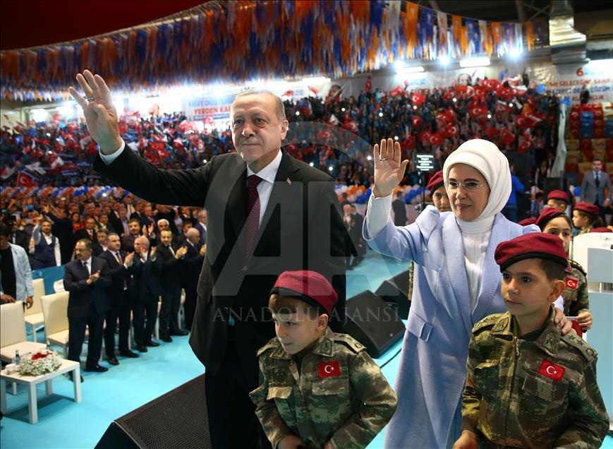 Erdoğan, AK Parti Siirt 6. Olağan Kongresi'nde konuşma yaptı