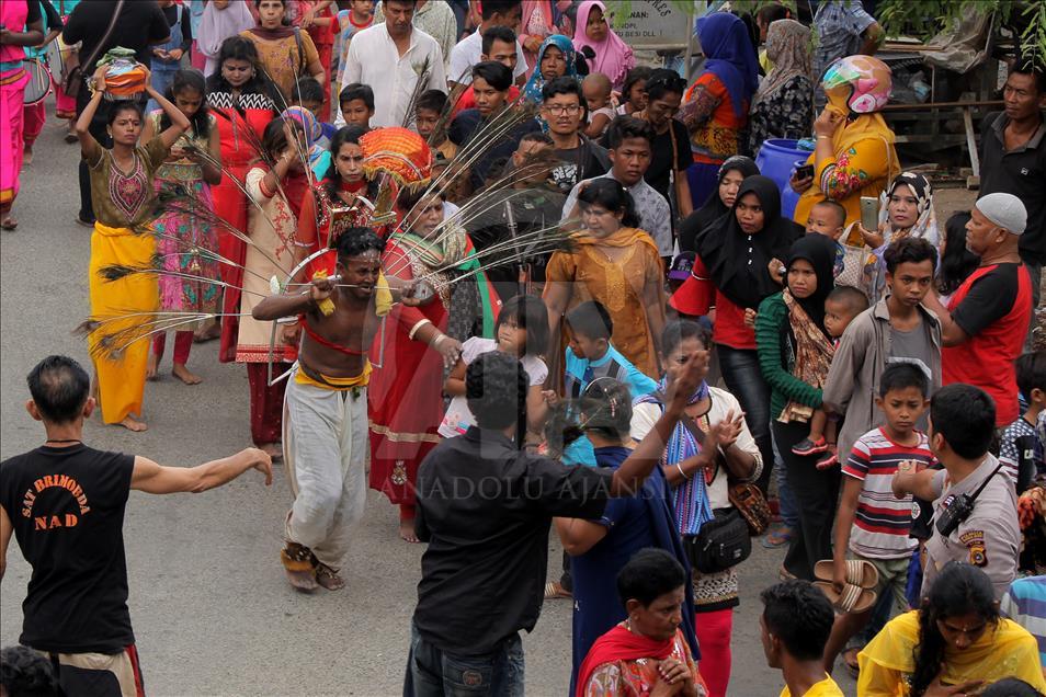 Perayaan Thaipusam tradisi Hindu Tamil di Aceh