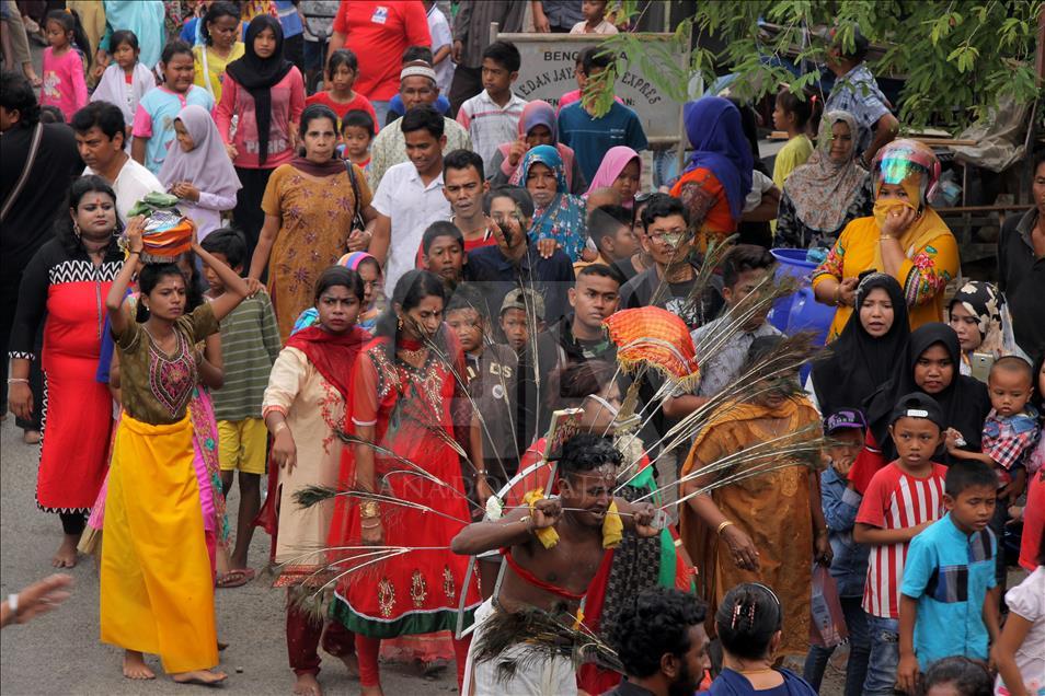 Perayaan Thaipusam tradisi Hindu Tamil di Aceh