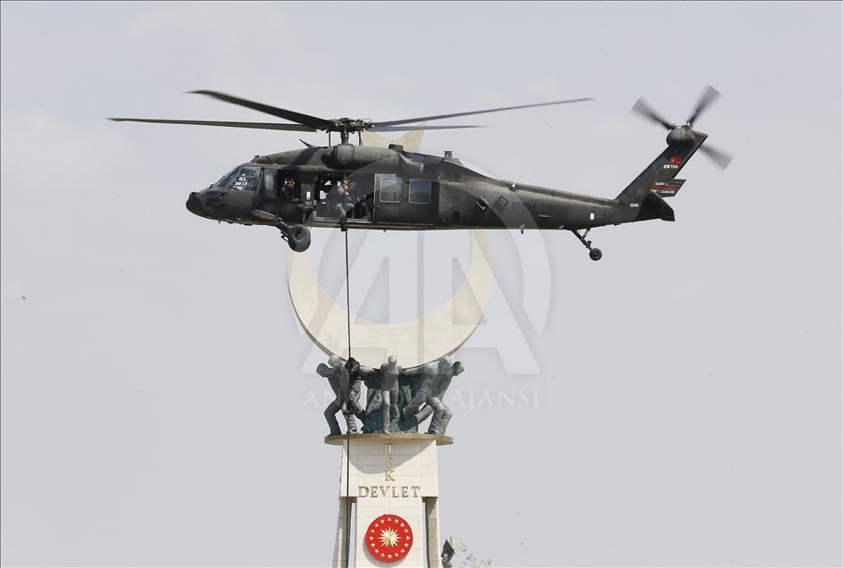 Erdoğan, Soylu ve beraberindeki polis heyetini Külliye'de kabul etti