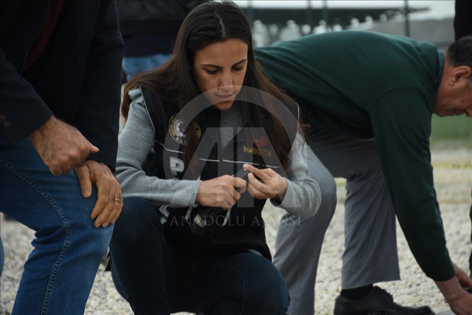 Kadın polis atış ve oryantiringde rakip tanımıyor 