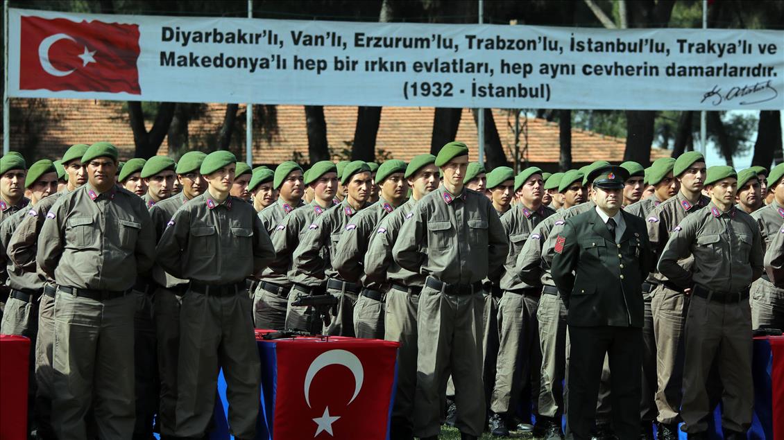 Aydın'da acemi erlerin yemin töreni