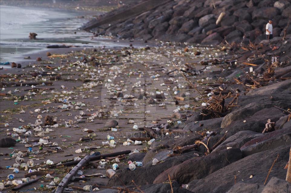 Bersih-bersih pantai Sanur