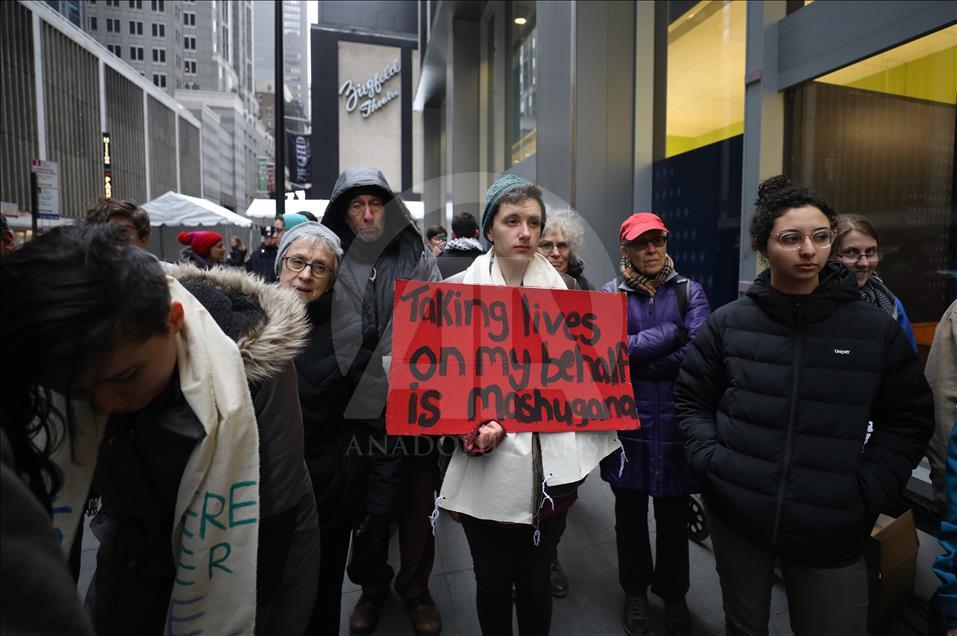 В Нью-Йорке протестуют против блокады сектора Газа
