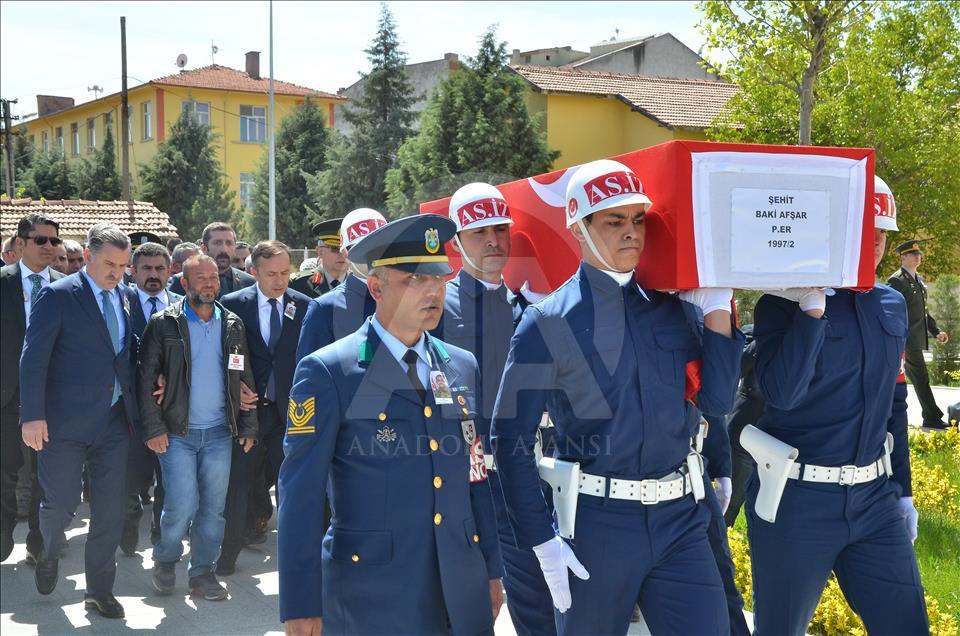 Şehit Afşar son yolculuğuna uğurlandı